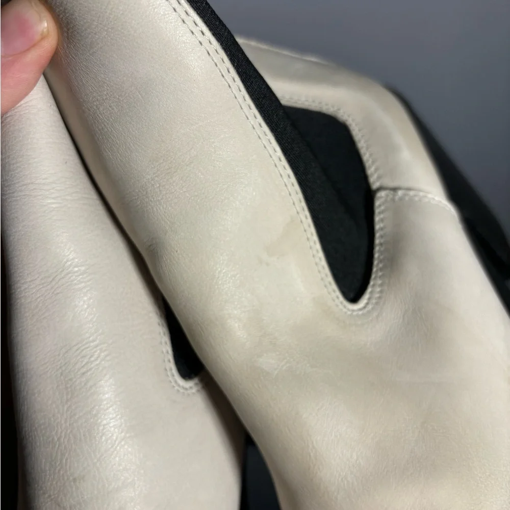 Free People Huntley High Ankle Western Boots in Bone Size EU 38 - Picture 4 of 10